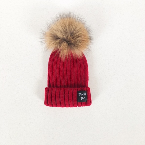 NWT Fur Pom Pom Toques - Picture 7 of 10